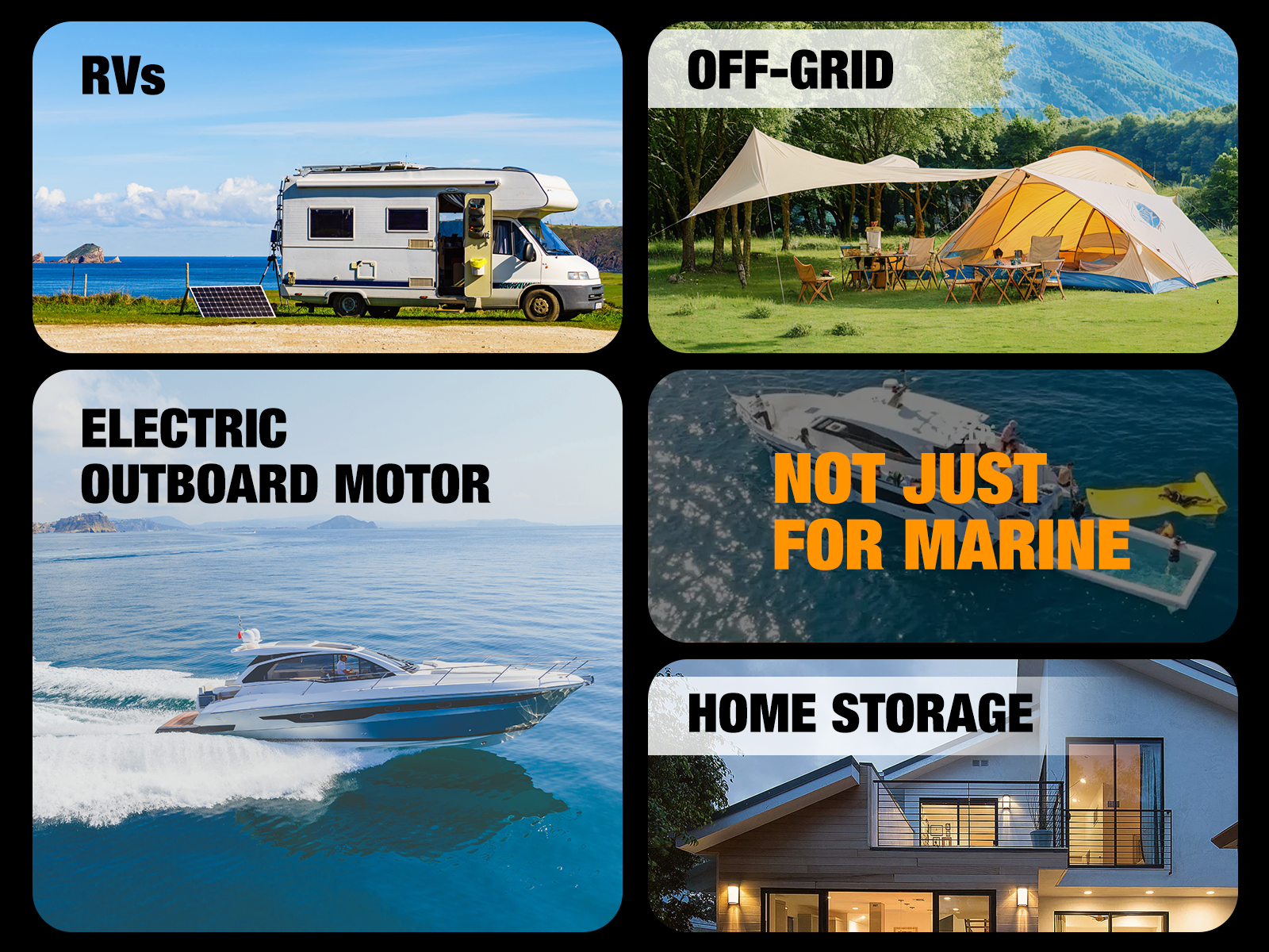 Customized Electric Boat Lifepo4 Battery Pack 12V 24V 36V 48V 60V Volt Lithium Ion Battery Pack For Boat Rv Camper Car