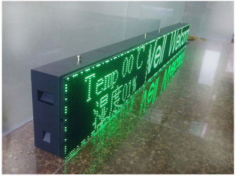 6500cd/Sqm Gas Station Led Display 1R1G1B P10 For Advertising