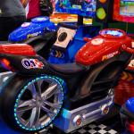 Coin Operated Racing Arcade Machine For Indoor Sport Amusement Parkour Motor