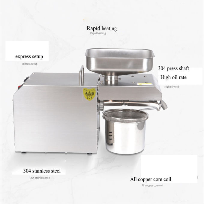 Mini Home Mustard Oil Maker Machine 6 Kg/H 430*270*350 Mm