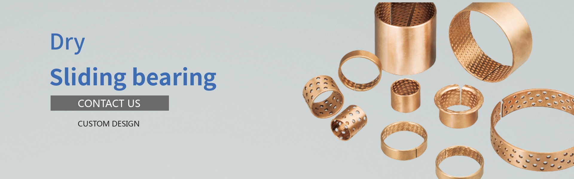 Wrapped Tin Bronze Bushes Dry Sliding Bearings