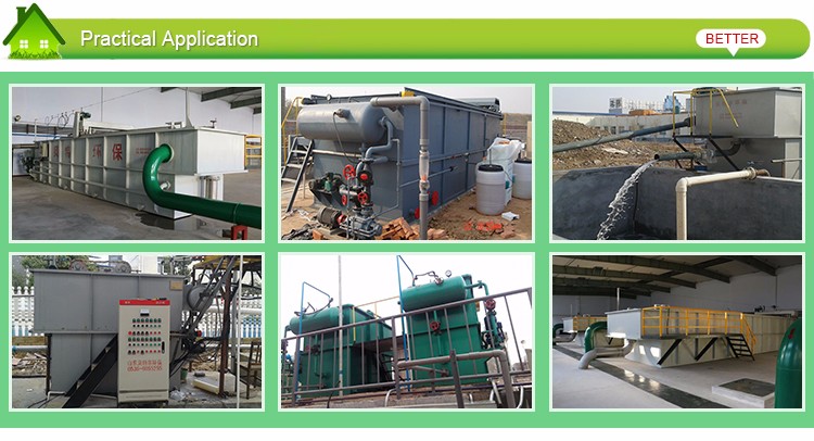 Water Treatment Plant Dissolved Air Flotation Machine with 4-300M3/Hour Capacity