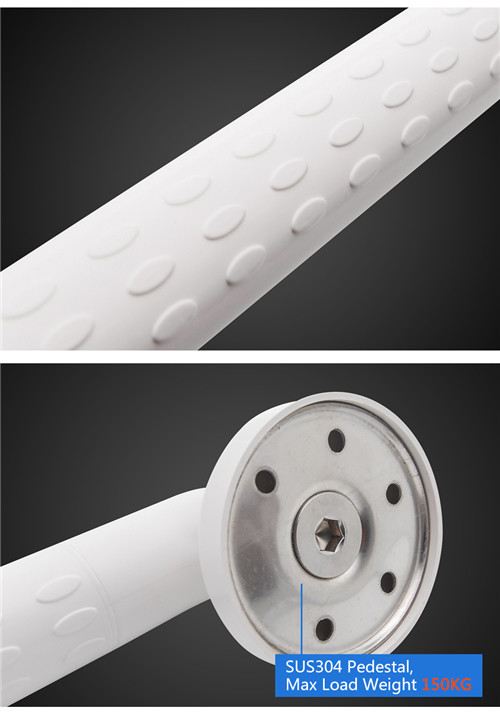 Non Barrier Bathroom Fixtures And Fittings / Shower Grab Bars Diameter 35MM