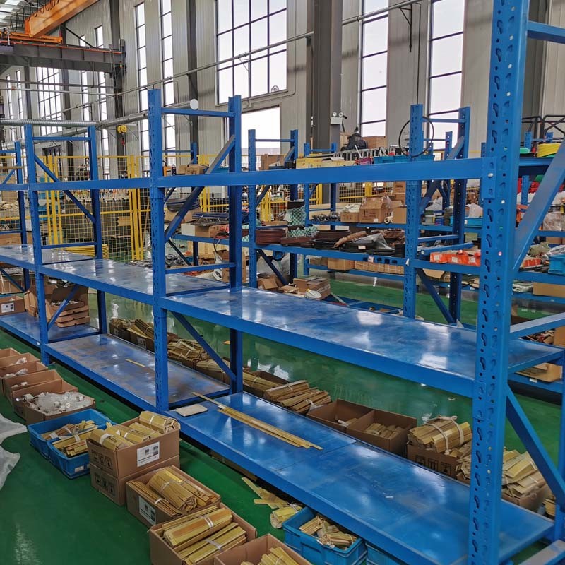 5 Shelves Boltless And Rivet Storage Racks Custom Warehouse Racking