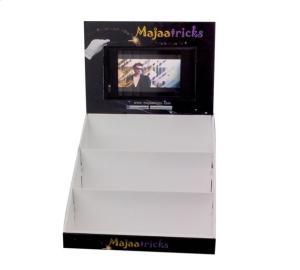China cardboard lcd display stand/ LCD screen retail display advertising player wholesale
