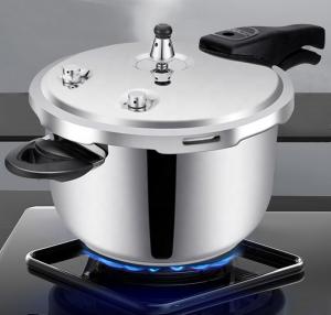 China Multiple Sizes Kitchen Pressure Cooker Silver Soup Pot 18/8 Stainless Steel wholesale