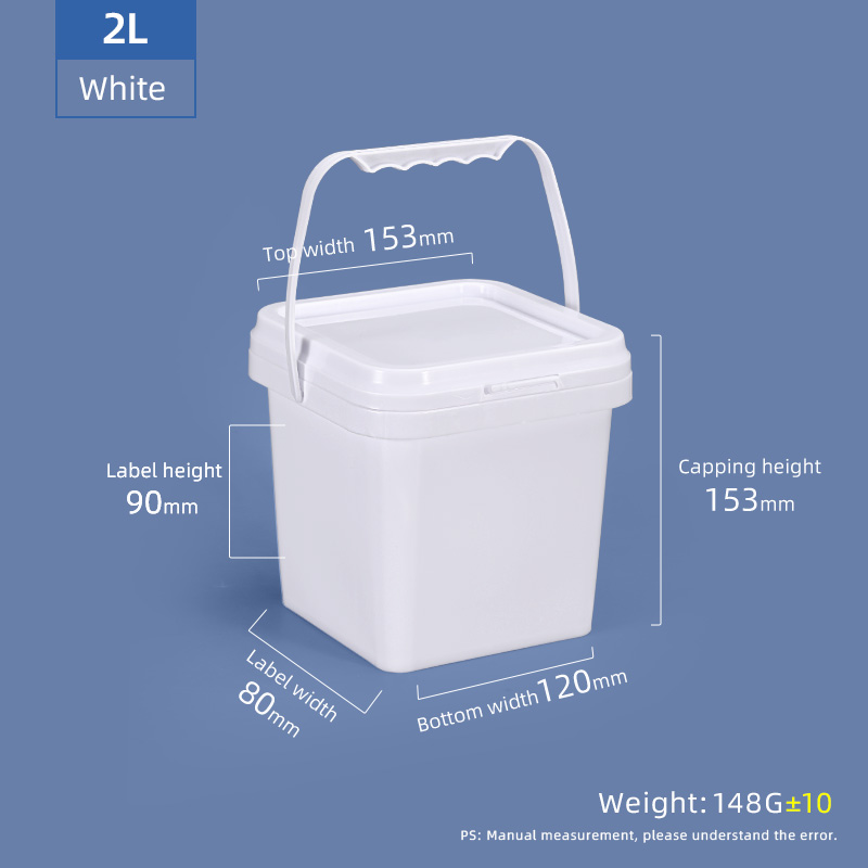 Food Storage Container Manufactured With Plastic And Customized Logo Printing