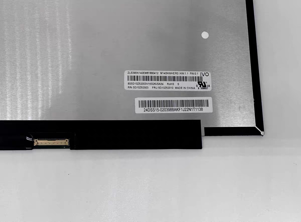 M140NWHE R0 IVO 14.0" 2240(RGB)×1400 300 cd/m² INDUSTRIAL LCD DISPLAY