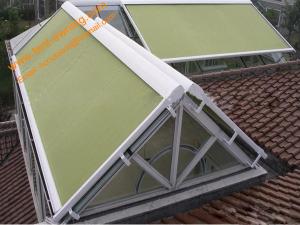 China Motorized Romote Control Retractable Skylight Aluminum Conservatory Awning wholesale