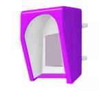 Vandal Resistant Telephone Acoustic Hood Telephone Booths Dustproof Acoustic
