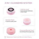 Facial Cleansing Brush,USB Rechargeable Facial Brush,Electric Rotating Face