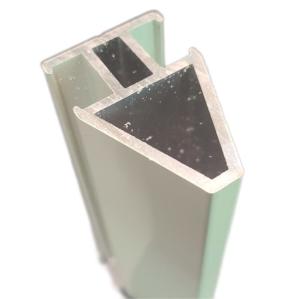 China White Square Aluminium Casement Door Round Aluminium Extrusion wholesale