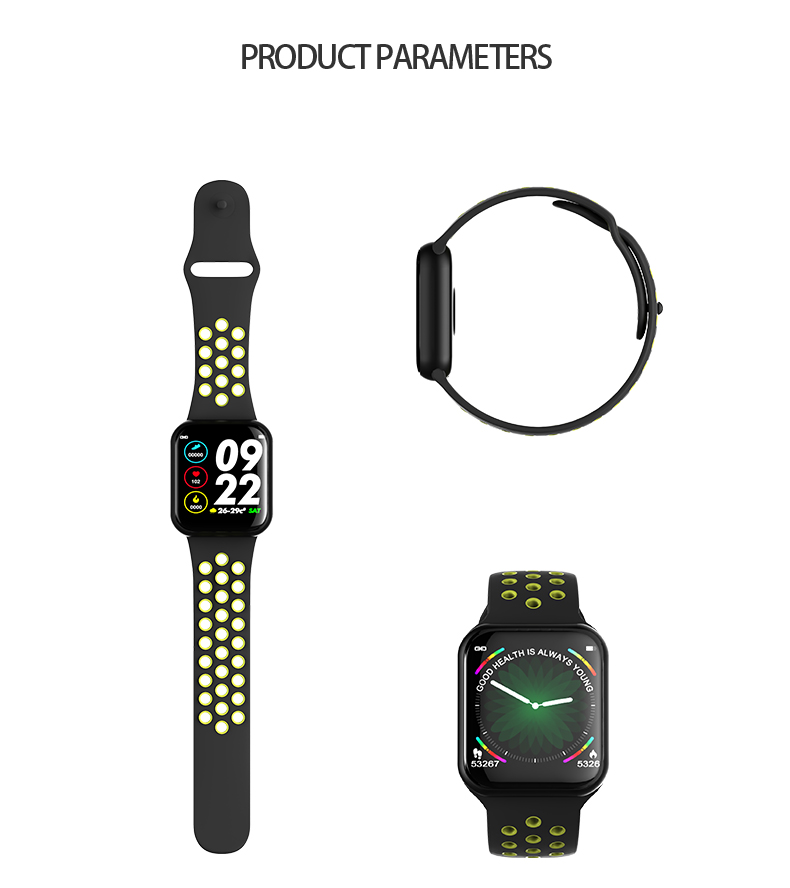 Touch Screen F8 For Android IOS And Xiaomi Detect ECG Heart Rate Smart Watch