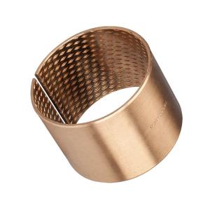 China 150N/mm² Oilless Lubrication CuSn8P Bronze Graphite Bushings wholesale