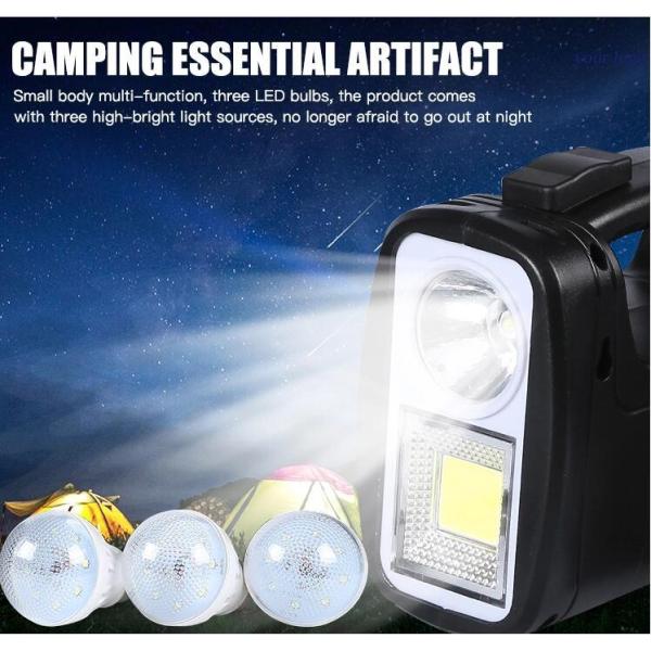 Solar Portable Lights Solar Multipurpose Lighting with USB Solar Outdoor Lamps