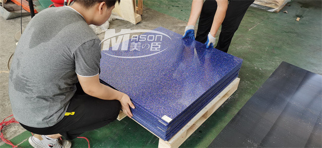 100% Virgin PMMA Rigid Colorful Glitter Acrylic Sheet 2mm 3mm 5mm