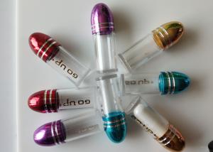 China Purple Plastic Bottle With Metal Cap SGS 2g Bullet Shape wholesale