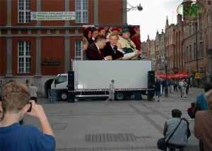 China outdoor P8 SMD Full Color truck mounted led display advertising，led mobile digital advertising sign trailer wholesale