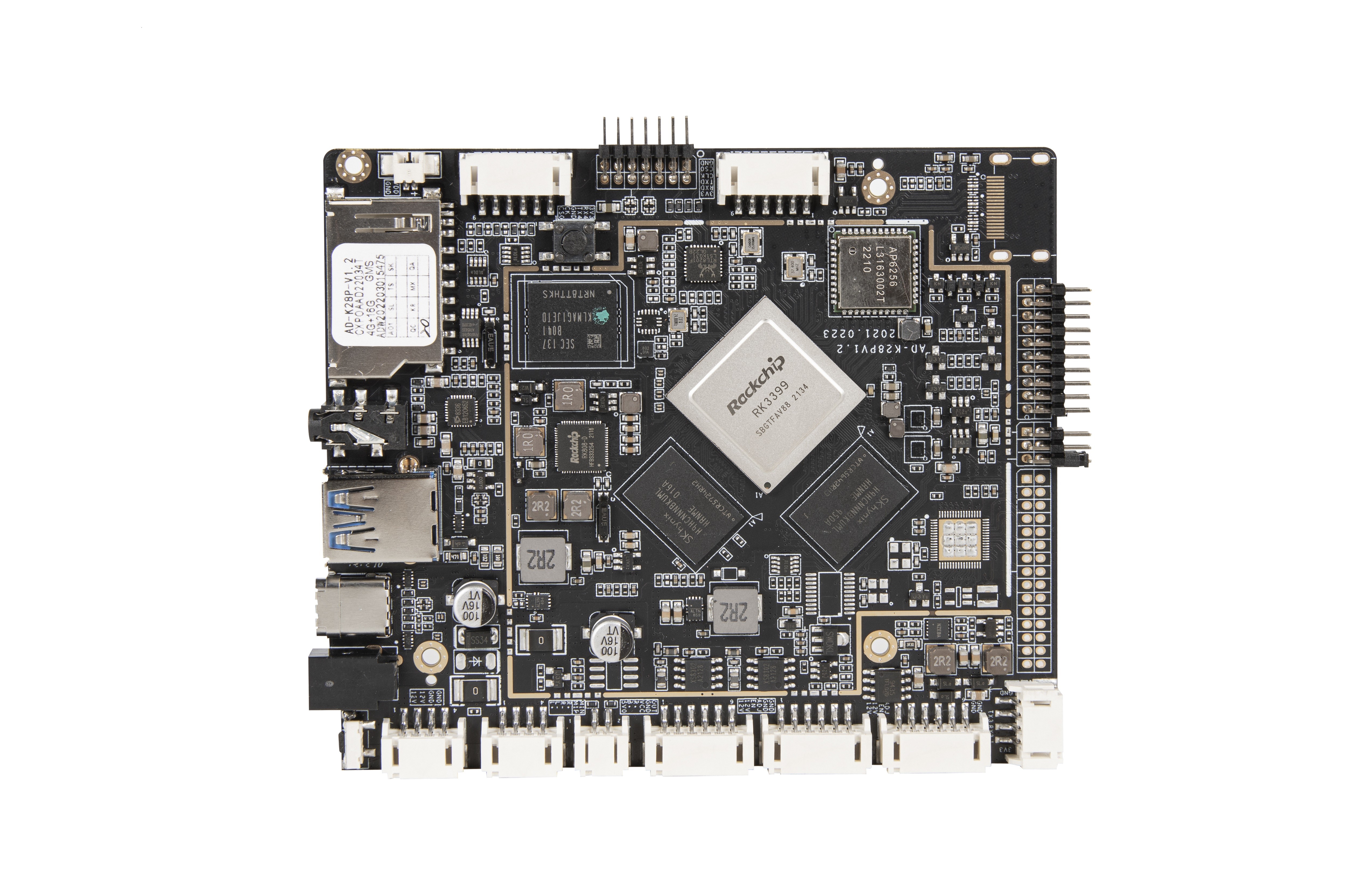 Sunchip RK3399 Android 10 Embedded Arm Board For Compact Devices VENDING POS digital signage machines
