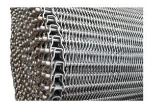 China Food Grade 304 316L 201 Stainless Steel Chain Link Spiral Wire Mesh Conveyor Belt wholesale