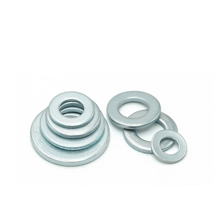 Zinc Finish carbon steel flat Washers Plain Washers with 100% Inspection