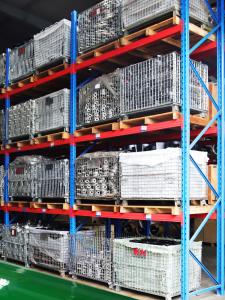 China 2000mm Height Zinc Plated Cold Rolled Steel Pallet Racking wholesale