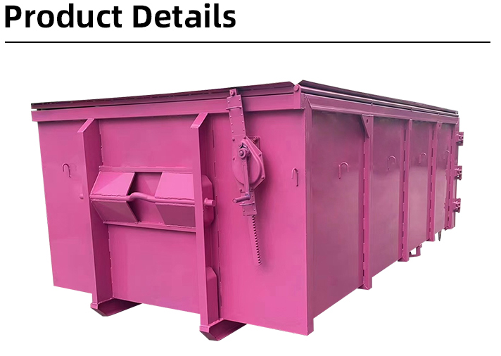 Mining Grade Hook Lift Bin 10 - 50 Tonne Load Capacity RoRo For Harsh Conditions