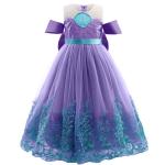 Mermaid Princess Dress Girls Sequin Bow Dress Summer Children'S Clothing