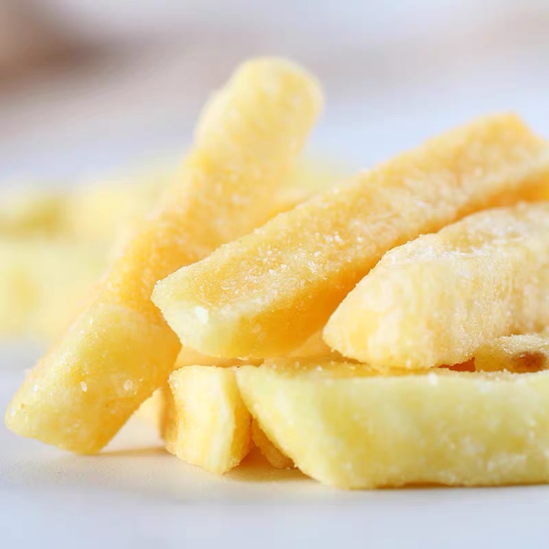 Salty Dried Fruits Vegetables Crispy Delicious Fried Potato Strips