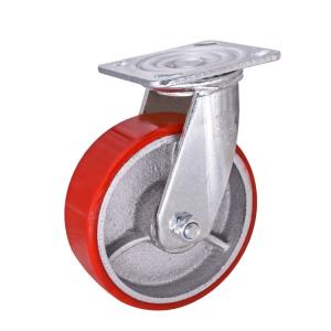 China Stable And Anti-Deformation Swivel 6 Inch Heavy Duty Caster Wheel For Trolley wholesale