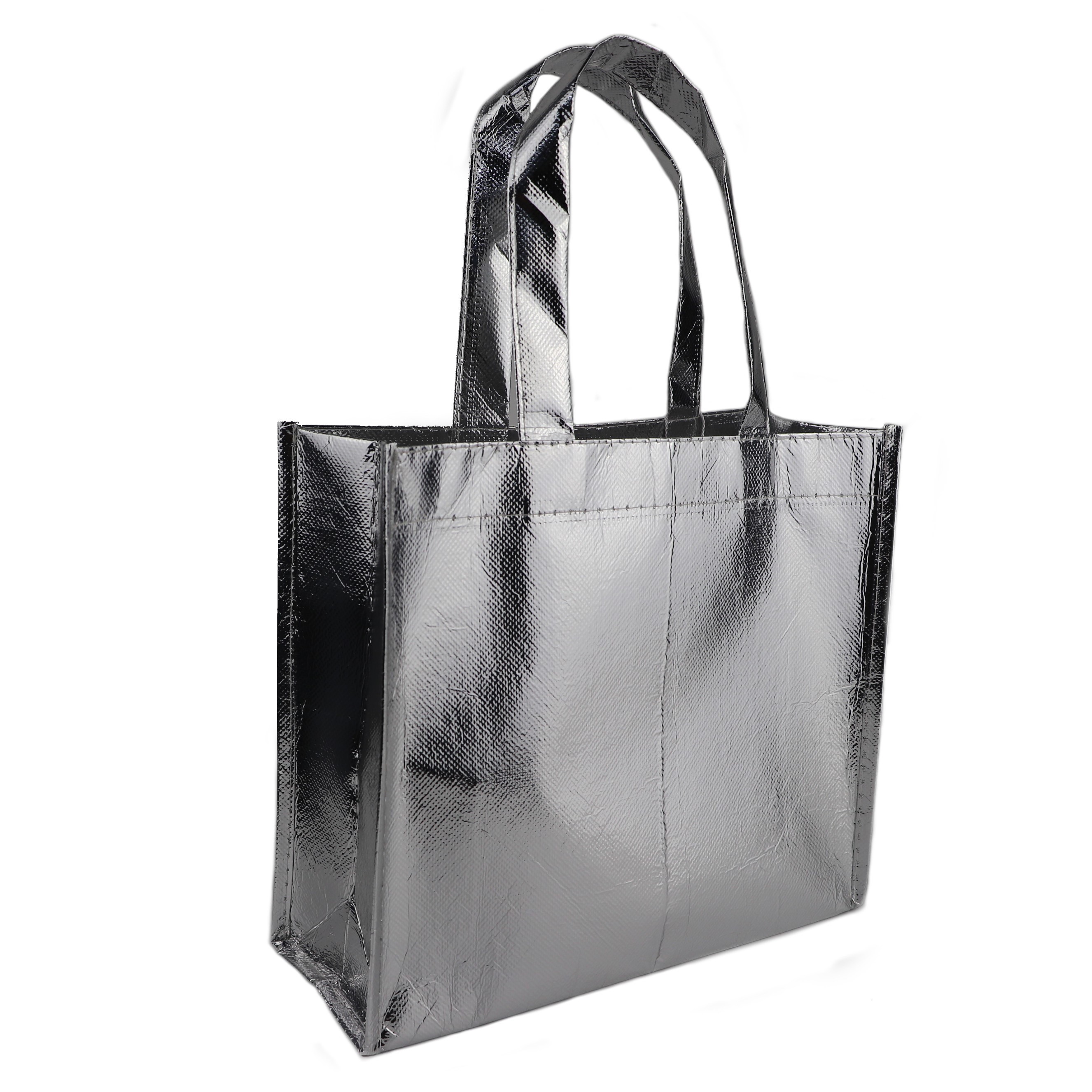 Metallic Non Woven Gift Bags , Laminated Non Woven Polypropylene Bags Fashonable