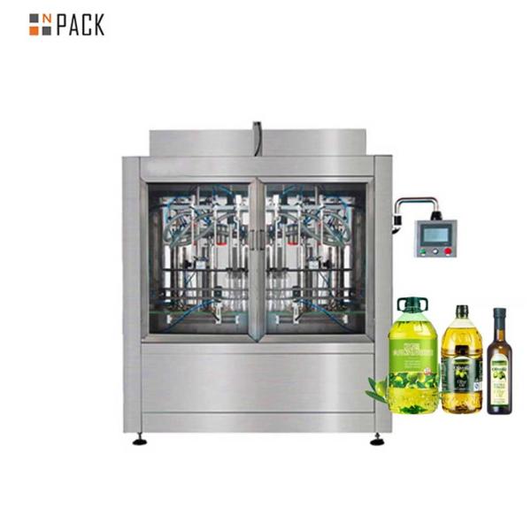 Npack Automatic Thick Vegetable Bottle Oil Filling Machine Soybean Oil
