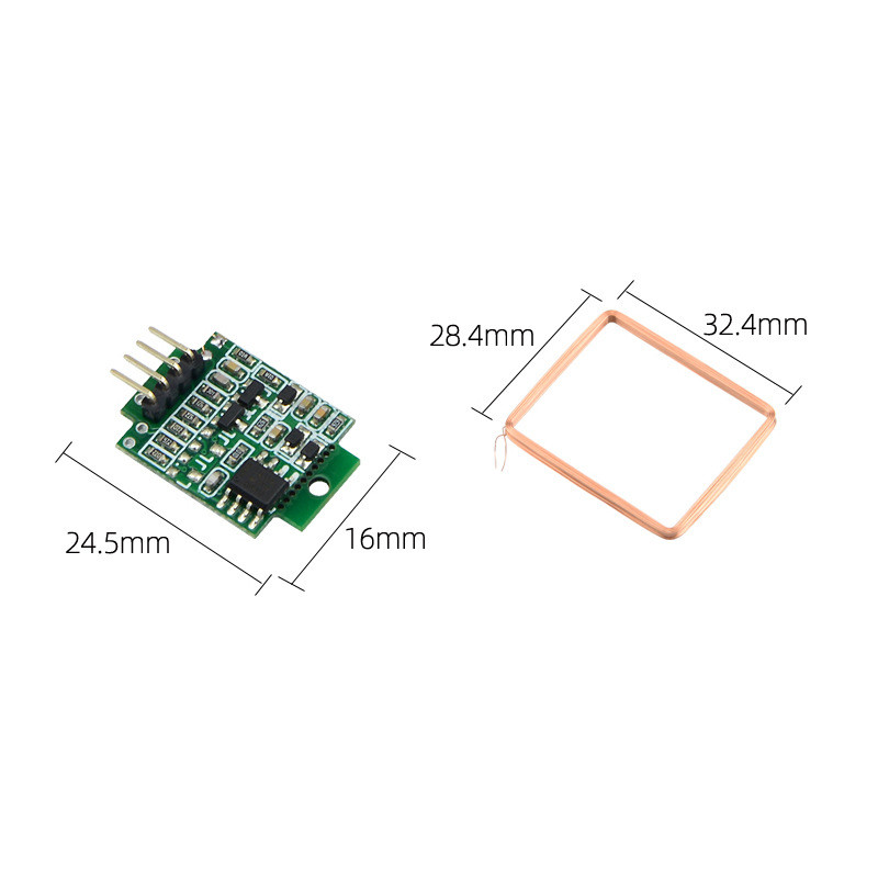 D5-WE-UH-00 ID Card Reader Module RFID Reader 125kHz Fingerprint ID Module Access Control Reader Head UID Reading USB Interface