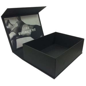 China custom bride and bridgroom wedding gift box wedding dress hinged paper box wholesale