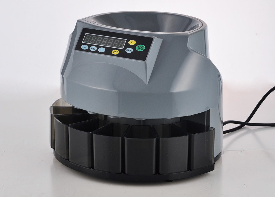 LCD Displayed Coin Sorter Popular Euro Coin Sorter with Fashionable panel with factory price, for most coins