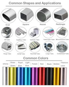 China Bulk Anodized 6061 T6 Aluminium Tube Pipe T3-T8 ODM wholesale