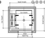 1.5m/s Traction Freight Elevator 2000KG Hydraulic Warehouse Lift