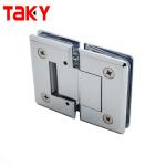 180 Degree Stainless Steel Shower Door Glass Clamp Hinge for Long Life Laundry