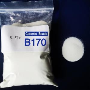 China B170 Size 0.045-0.090mm Ceramic Blasting Media For Alu Cases Sandblast Finishing wholesale