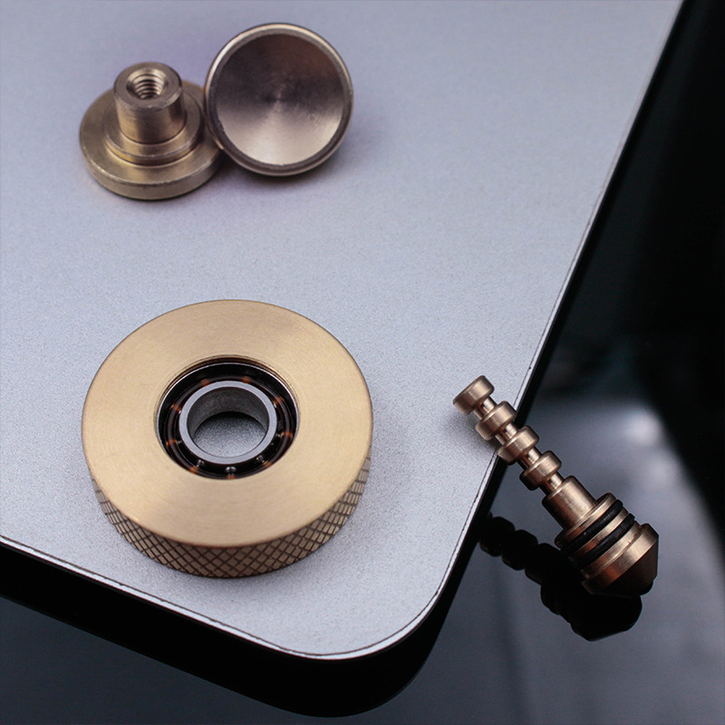 Durable Mechanics Fidget Spinner Metal Stainless Steel with Smooth Bearings Figit Toy
