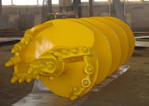 China Double Cut 4pc Teeth Rock Drilling Auger With 30mm Flight wholesale