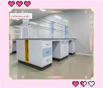 Adjustable 150cm Depth Chemistry Lab Bench With Stainless Steel Counter Tops Non