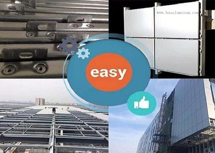 Moisture Proof 4000*1300mm Aluminium Solid Panel Wall Cladding