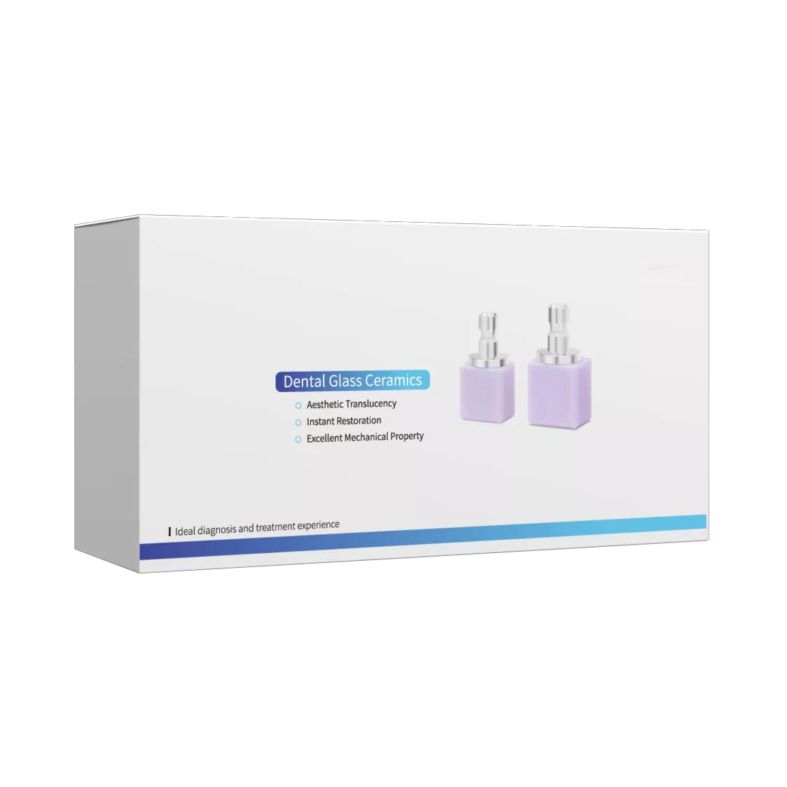 Manual Lithium Disilicate Glass Dental Material Cerec CAD CAM C14 Block For Cerec