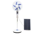 High Speed 12V DC Brush Motor Fan 16 Inch Solar Rechargeable