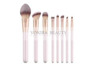 China Awesome Pearl Synthetic Makeup Brushes Simple Beauty Applicator wholesale