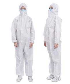 China Medical Disposable Protective Coverall Waterproof Workwear Clothing White wholesale