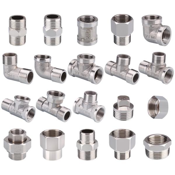 Male Female Straight Nipple 200 Series Stainless Steel 201 202 For Threaded T