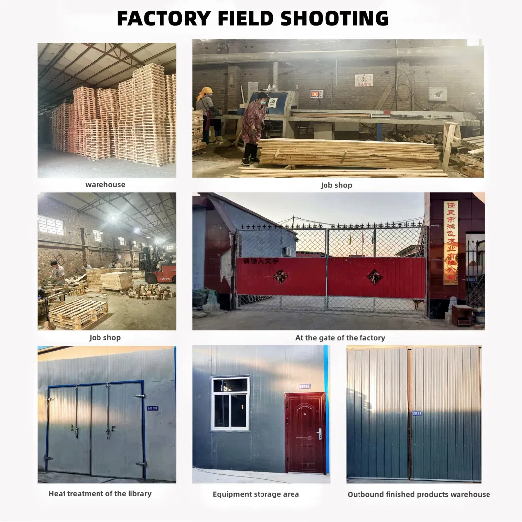 4 Way Pallet Wooden Crate Box Warehouse Storage Hinge Wooden Enclosure Box