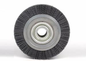 China 6 Inch Circular Nylon Wire Wheel Brush / Nylon Bristle Wheel For Decorative Glass wholesale